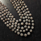 REAL SEMI PRECIOUS STONE FIVE LAYER STRING
