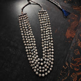 REAL SEMI PRECIOUS STONE FIVE LAYER STRING