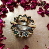 MULTI COLOR SEMI PRECIOUS STONE RING