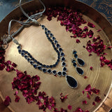 FINEST QUALITY AMERICAN DIAMND NECKLACE WITH EARRINGS