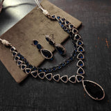 FINEST QUALITY AMERICAN DIAMND NECKLACE WITH EARRINGS