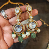 HANDCRAFTED MULTI-GEMSTONE POLKI KUNDAN CHOKER SET