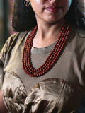 CLASSIC REAL JASPER 4-STRAND ELEGANT NECKLACE