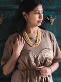 CLASSIC YELLOW JADE 3-STRAND ELEGANT NECKLACE