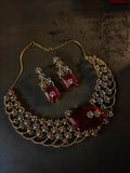 STATEMENT CZ STONE CHOKER SET