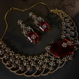 STATEMENT CZ STONE CHOKER SET