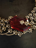 STATEMENT CZ STONE CHOKER SET