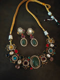 SEMI PRECIOUS STONE EXCLUSIVE CHOKER SET