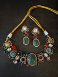 SEMI PRECIOUS STONE EXCLUSIVE CHOKER SET