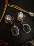 SEMI PRECIOUS STONE EXCLUSIVE CHOKER SET