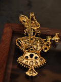 RADHA KRISHNA KUNDAN BROOCH