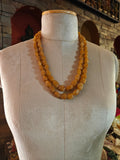 REAL JADE MULTI-STRAND NATURAL STONE NECKLACE