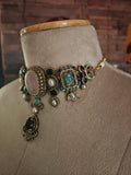 Exclusive Multi-Colour Semi-Precious Stone Choker Set