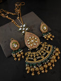 BLUSH PINK KUNDAN PENDANT NECKLACE SET