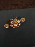 GULBAHAR THREE-FINGER RING