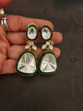 ZUBEIDA LAYERED UNCUT POLKI KUNDAN NECKLACE SET
