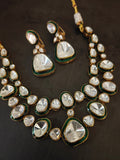 ZUBEIDA LAYERED UNCUT POLKI KUNDAN NECKLACE SET