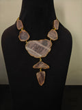 SHARBATI NECKLACE (REAL ROSE QUARTZ STONE)
