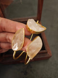 USHA CUFF (ROSE QUARTZ)
