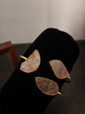 USHA CUFF (ROSE QUARTZ)