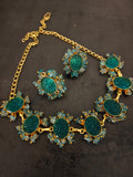 NEELAMBARI NECKLACE SET (AGATE)