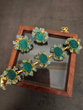 NEELAMBARI NECKLACE SET (AGATE)