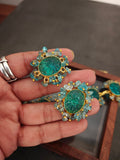 NEELAMBARI NECKLACE SET (AGATE)
