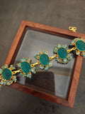 NEELAMBARI NECKLACE SET (AGATE)