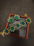 NEELAMBARI NECKLACE SET (AGATE)