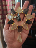 DHOOP CHHAON BRACELET (CITRINE AND SMOKEY TOPAZ)