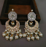 DESIGNER POLKI KUNDAN CHOKER WITH EARRINGS