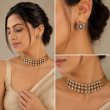 TIMELESS POLKI BRIDAL CHOKER SET