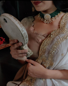 POLKI KUNDAN CHOKER WITH EARRINGS
