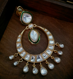 FINEST QUALITY KUNDAN CHAAND BALI