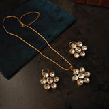 MOSSAINITE STONE PENDANT SET