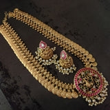 WEAR ME EXCLUSIVE DESIGNER TEMPLE NECKLACE WITH EARRINGS
