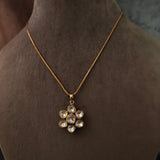 MOSSAINITE STONE PENDANT SET