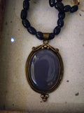 SEMI PRECIOUS STONE NECKLACE WITH EARRINGS