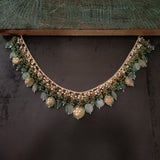 EXCLUSIVE REAL FLUORITE STONE HANGINGS NECKPIECE