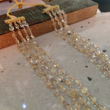 WEAR ME EXCLUSIVE REAL CITRINE FOUR LAYER STRING