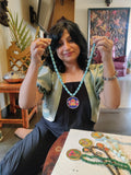 FIROZA STONE GANESHA NECKLACE