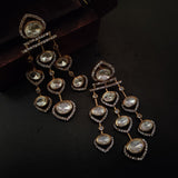 FINEST QUALITY POLKi KUNDAN EARRINGS