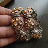 POLKI KUNDAN BANGLE IN FINEST FINISH (PAIR)