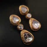 FINEST QUALITY POLKi KUNDAN EARRINGS