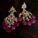 AHEMDABADI KUNDAN EARRINGS