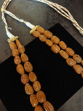 REAL JADE MULTI-STRAND NATURAL STONE NECKLACE