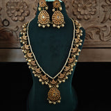 FINEST QUALITY BIKANERI KUNDAN NECKLACE WITH EARRINGS