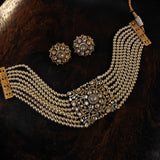 FINEST QUALITY MOISSANITE STONE CHOKER
