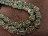 REAL GREEN STRAWBERRY MELON MULTI-STRAND NATURAL STONE NECKLACE