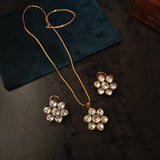 MOSSAINITE STONE PENDANT SET